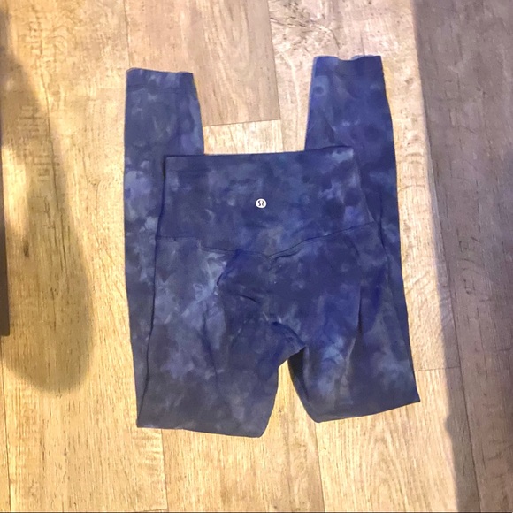 Lululemon Align 25” Diamond Dye Blue - Picture 5 of 7